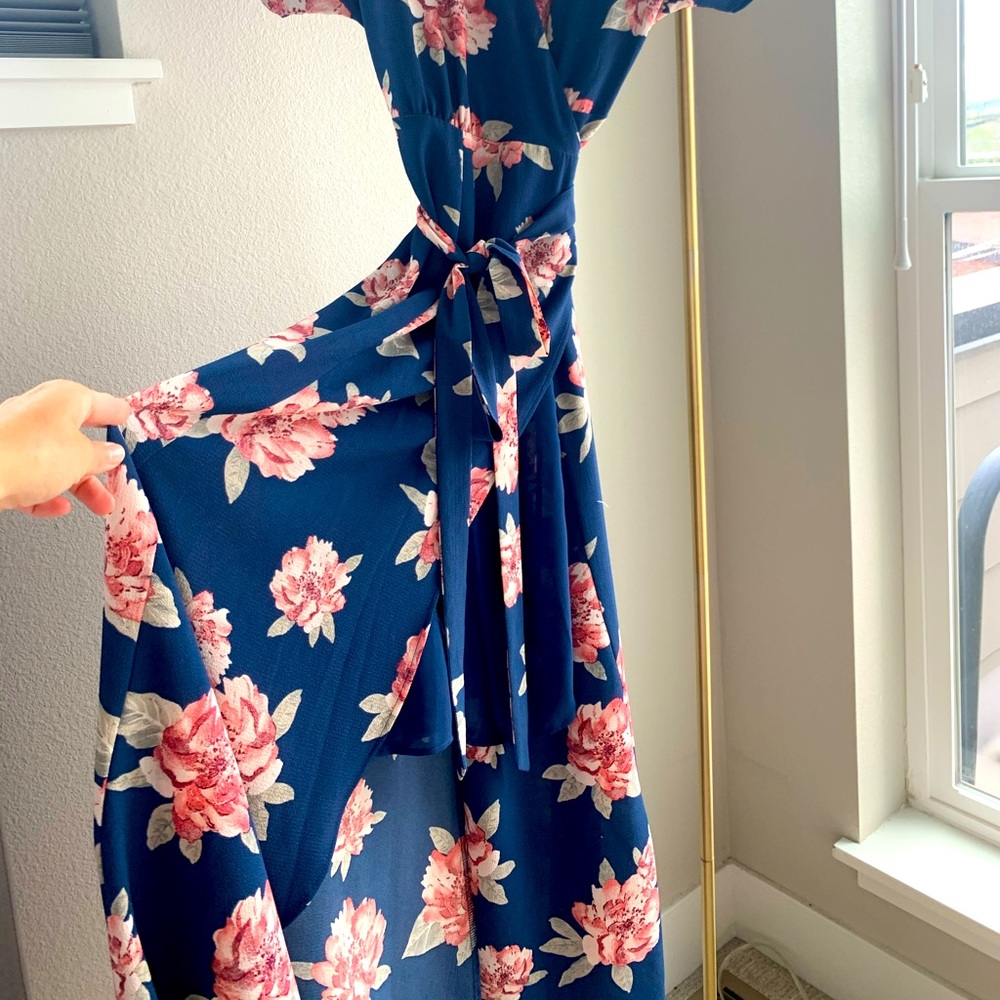 Wrap, long dress